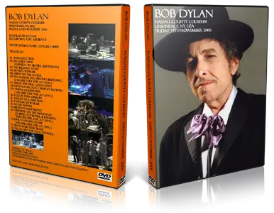 Artwork Cover of Bob Dylan 2006-11-13 DVD Uniondale Audience