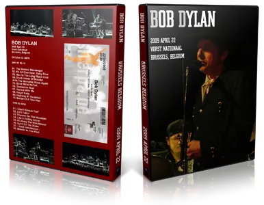 Artwork Cover of Bob Dylan 2009-04-22 DVD Bruxelles Audience