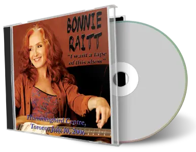 Artwork Cover of Bonnie Raitt 2006-07-10 CD Toronto Audience