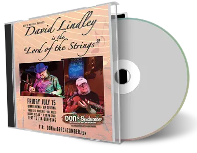 Artwork Cover of David Lindley 2016-07-15 CD Huntington Beach Audience