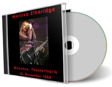 Artwork Cover of Melissa Etheridge 1989-11-16 CD Munchen Audience