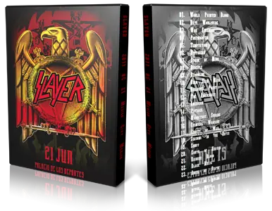 Artwork Cover of Slayer 2011-06-21 DVD Mexico City Audience