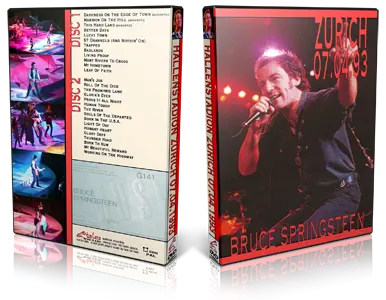 Artwork Cover of Bruce Springsteen 1993-04-07 DVD Zurich Audience