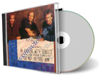 Artwork Cover of Genesis 1992-05-19 CD Washington Audience