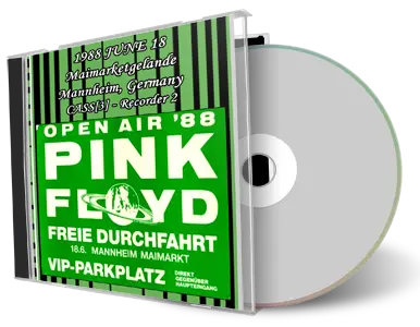 Artwork Cover of Pink Floyd 1988-06-18 CD Mannheim Audience