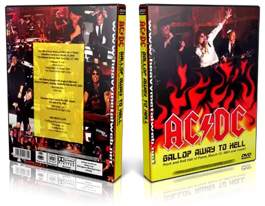 Artwork Cover of ACDC Compilation DVD Rock and Roll Hall Of Fame 2003 Proshot