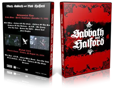 Artwork Cover of Black Sabbath 2004-08-25 DVD Camden Proshot