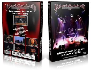 Artwork Cover of Black Sabbath Compilation DVD Monsters Of Rock Festival 1992 Proshot