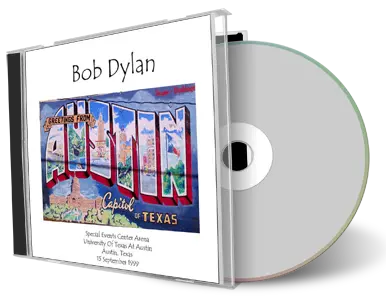 Artwork Cover of Bob Dylan 1999-09-15 CD Austin Audience