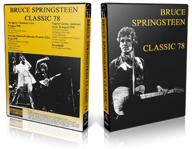 Artwork Cover of Bruce Springsteen Compilation DVD Classic 1978 Proshot