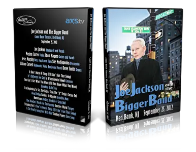 Artwork Cover of Joe Jackson 2012-09-25 DVD Red bank Proshot