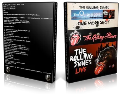 Artwork Cover of Rolling Stones 2012-11-29 DVD London Audience