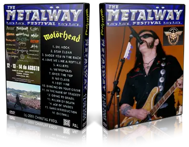 Artwork Cover of Motorhead 2005-08-12 DVD Gernika Audience