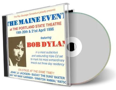 Artwork Cover of Bob Dylan 1996-04-19 CD Portland Audience