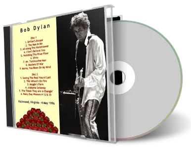 Artwork Cover of Bob Dylan 1996-05-04 CD Richmond Audience