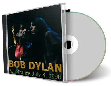 Artwork Cover of Bob Dylan 1998-07-04 CD Villafranca Audience