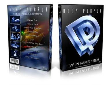 Artwork Cover of Deep Purple 1985-09-17 DVD Paris Proshot