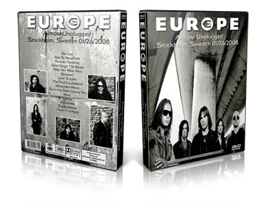 Artwork Cover of Europe 2008-01-26 DVD Stockholm Proshot