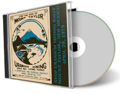 Artwork Cover of Various Artists Compilation CD Stop Uranium Mining Rally 1979 Soundboard