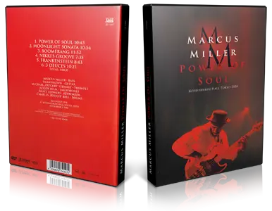 Artwork Cover of Marcus Miller 2004-11-03 DVD Tokyo Proshot