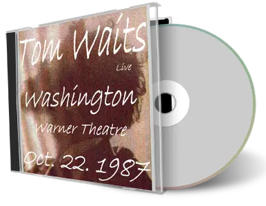 Artwork Cover of Tom Waits 1987-10-22 CD Washington Audience