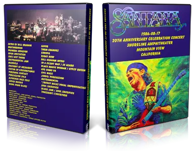 Artwork Cover of Carlos Santana 1986-08-17 CD Mountain View Soundboard