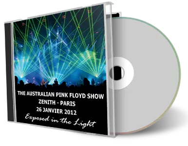 Artwork Cover of Australian Pink Floyd Show 2012-01-26 CD Paris Audience