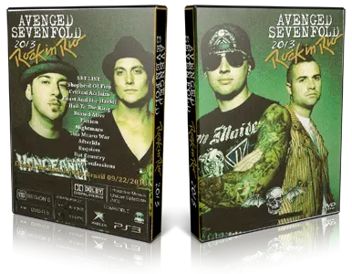 Artwork Cover of Avenged Sevenfold 2013-09-22 DVD Rock In Rio 2013 Proshot