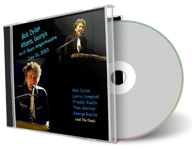 Artwork Cover of Bob Dylan 2003-07-31 CD Atlanta Audience