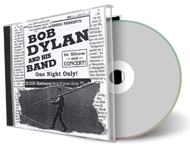 Artwork Cover of Bob Dylan 2005-10-29 CD Oberhausen Audience