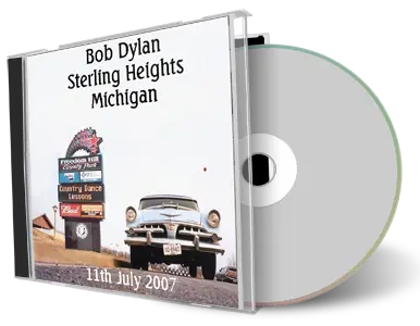 Artwork Cover of Bob Dylan 2007-07-11 CD Sterling Heights Audience