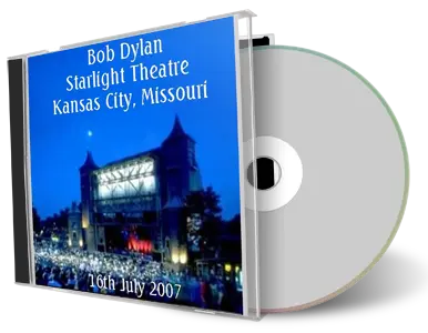 Artwork Cover of Bob Dylan 2007-07-16 CD Kansas City Audience