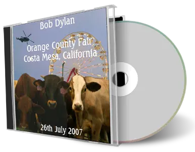 Artwork Cover of Bob Dylan 2007-07-26 CD Costa Mesa Audience