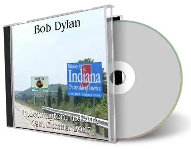 Artwork Cover of Bob Dylan 2007-10-19 CD Bloomington Audience