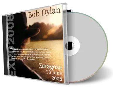 Artwork Cover of Bob Dylan 2008-06-23 CD Zaragoza Audience