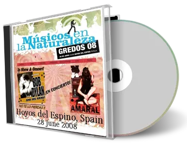 Artwork Cover of Bob Dylan 2008-06-28 CD Hoyos del Espino Audience