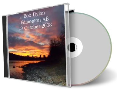 Artwork Cover of Bob Dylan 2008-10-29 CD Edmonton Audience