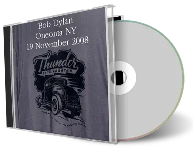 Artwork Cover of Bob Dylan 2008-11-19 CD Oneonta Audience