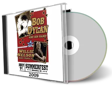 Artwork Cover of Bob Dylan 2009-07-01 CD Milwaukee Audience