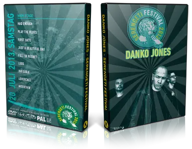 Artwork Cover of Danko Jones 2013-07-20 DVD Serengeti Festival Proshot