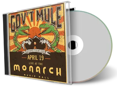 Artwork Cover of Govt Mule 2019-04-19 CD Peoria Audience