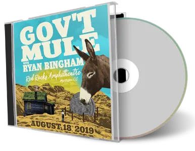 Artwork Cover of Govt Mule 2019-08-18 CD Morrison Audience