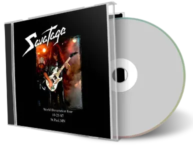 Artwork Cover of Savatage 1987-10-23 CD St Paul Audience