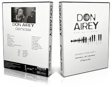 Artwork Cover of Don Airey 2019-03-08 DVD Zoetermeer Audience