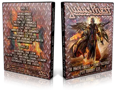 Artwork Cover of Judas Priest 2015-02-24 DVD Sydney Audience