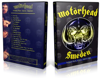 Artwork Cover of Motorhead 1985-08-01 DVD Gavle Audience