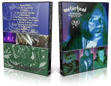 Artwork Cover of Motorhead 1991-03-19 DVD Rostock Audience