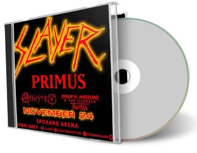 Artwork Cover of Slayer 2019-11-24 CD Spokane Audience