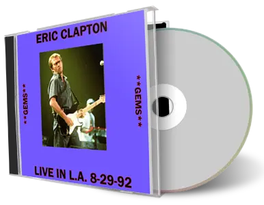 Artwork Cover of Eric Clapton 1992-08-29 CD Los Angeles Audience