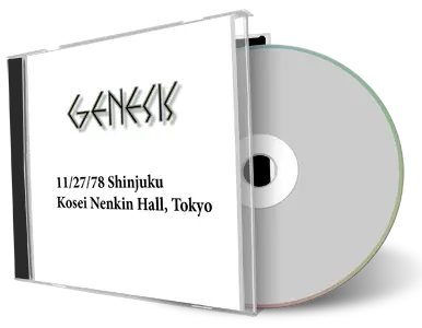 Artwork Cover of Genesis 1978-11-27 CD Tokyo Audience